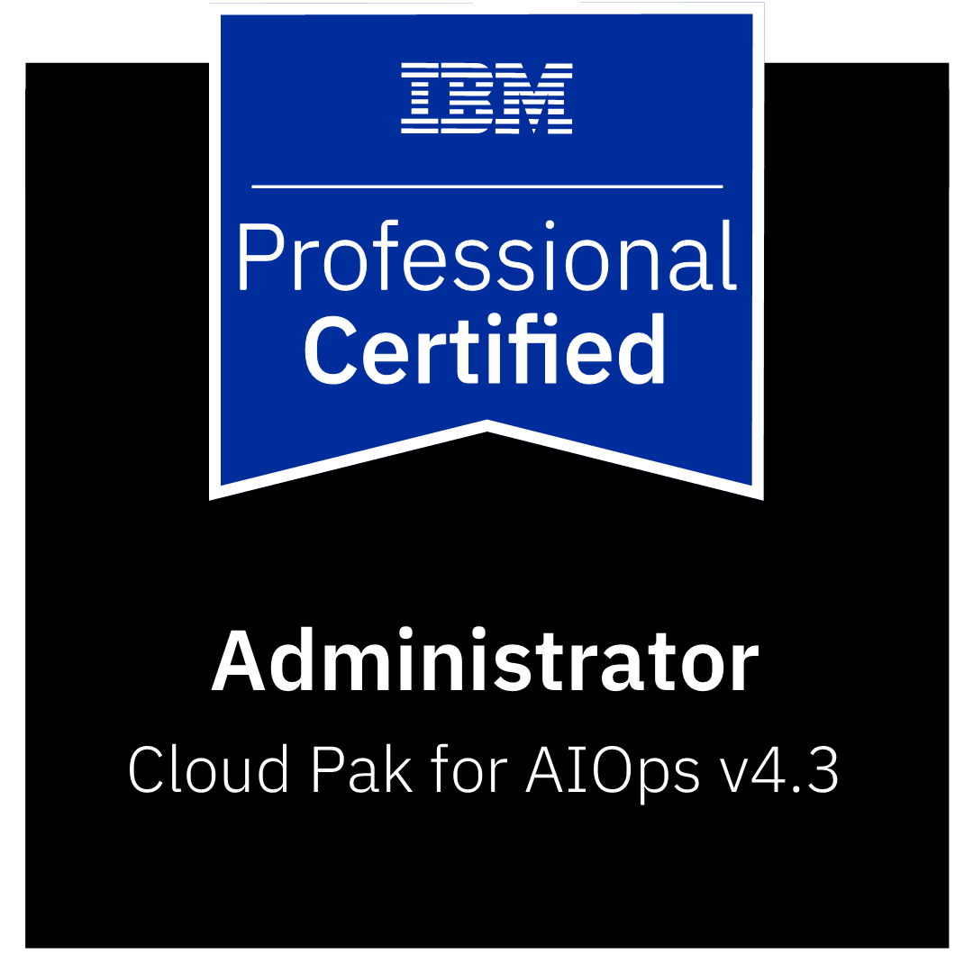 IBM Cloud Pak for AIOps v4.6 Administrator - Professional logo